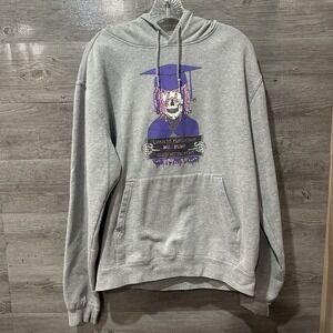 Lil Pump Unhappy Esskeetit Penitentiary Gray Pullover Hoodie Medium Rap